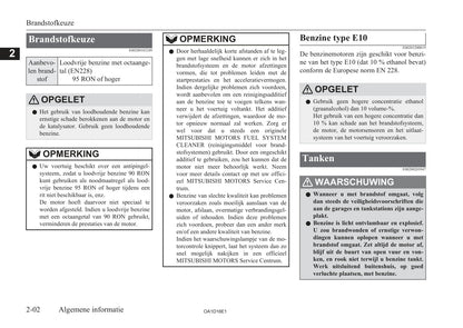 2013-2016 Mitsubishi Attrage Bedienungsanleitung | Niederländisch