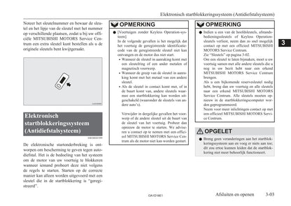 2013-2016 Mitsubishi Attrage Bedienungsanleitung | Niederländisch