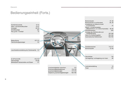 2016-2017 Peugeot 308 Bedienungsanleitung | Deutsch