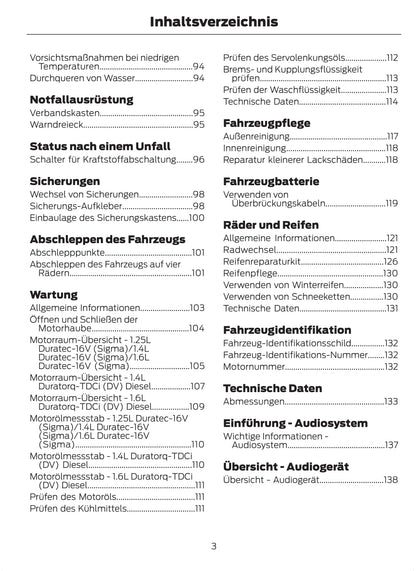 2011-2012 Ford Fusion Owner's Manual | German