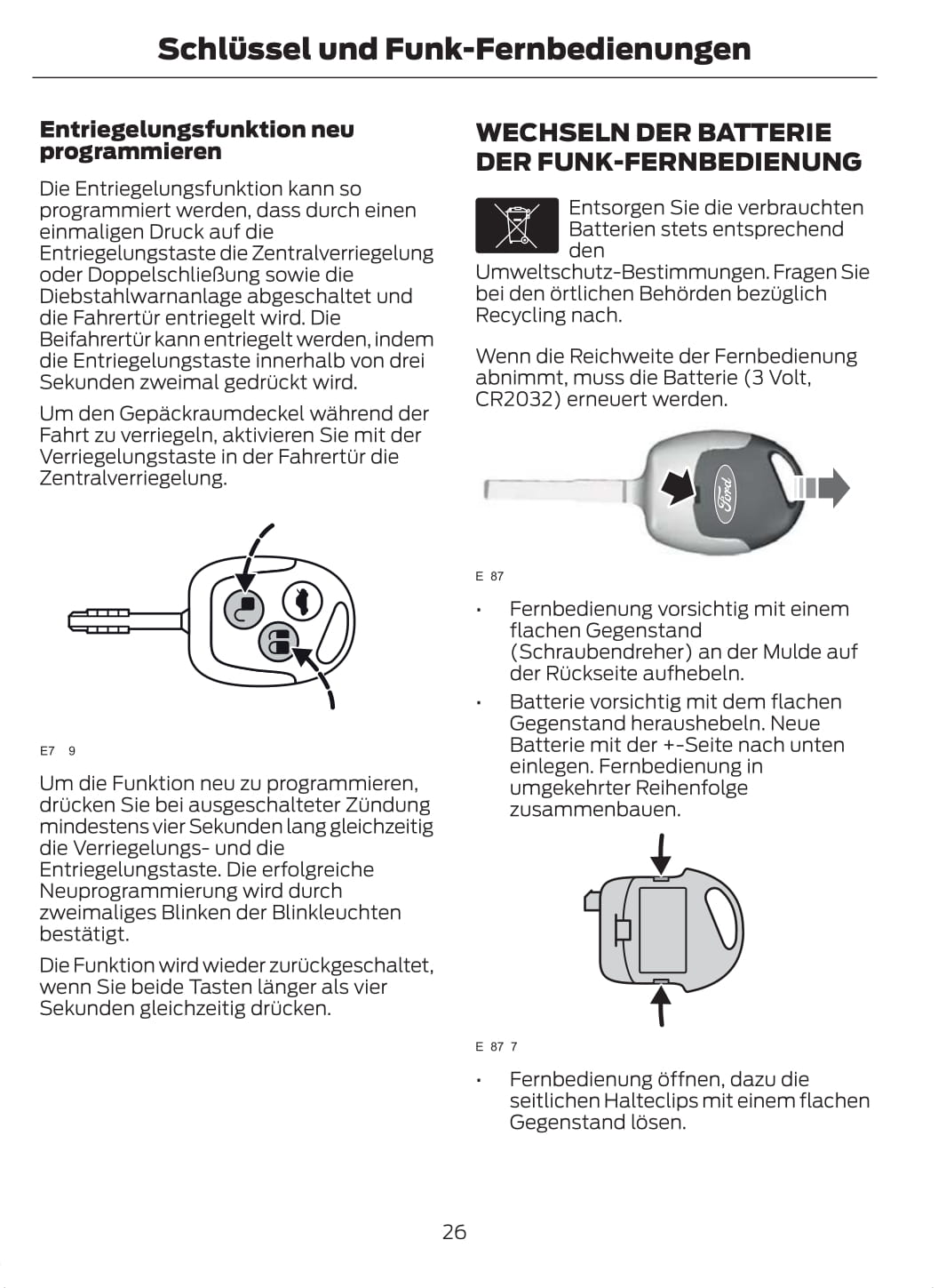 2011-2012 Ford Fusion Owner's Manual | German