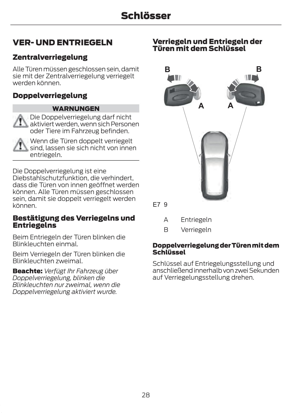 2011-2012 Ford Fusion Owner's Manual | German