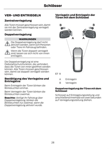 2011-2012 Ford Fusion Owner's Manual | German