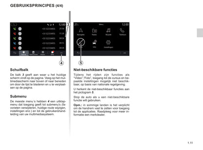 Renault Easy Connect Multimediasystemen Handleiding 05/2021