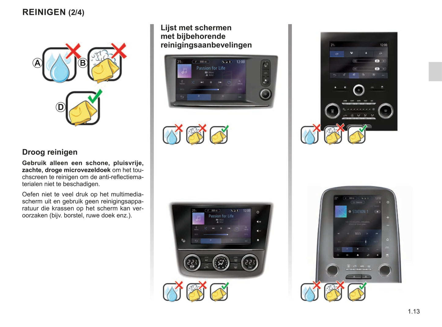 Renault Easy Connect Multimediasystemen Handleiding 05/2021