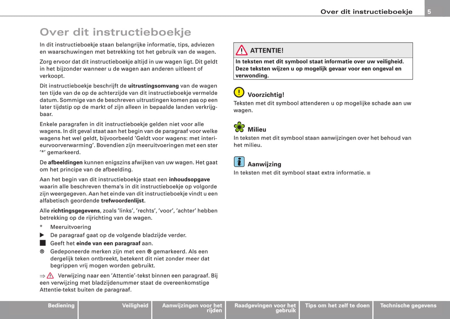 2004-2008 Audi A3 Gebruikershandleiding | Nederlands