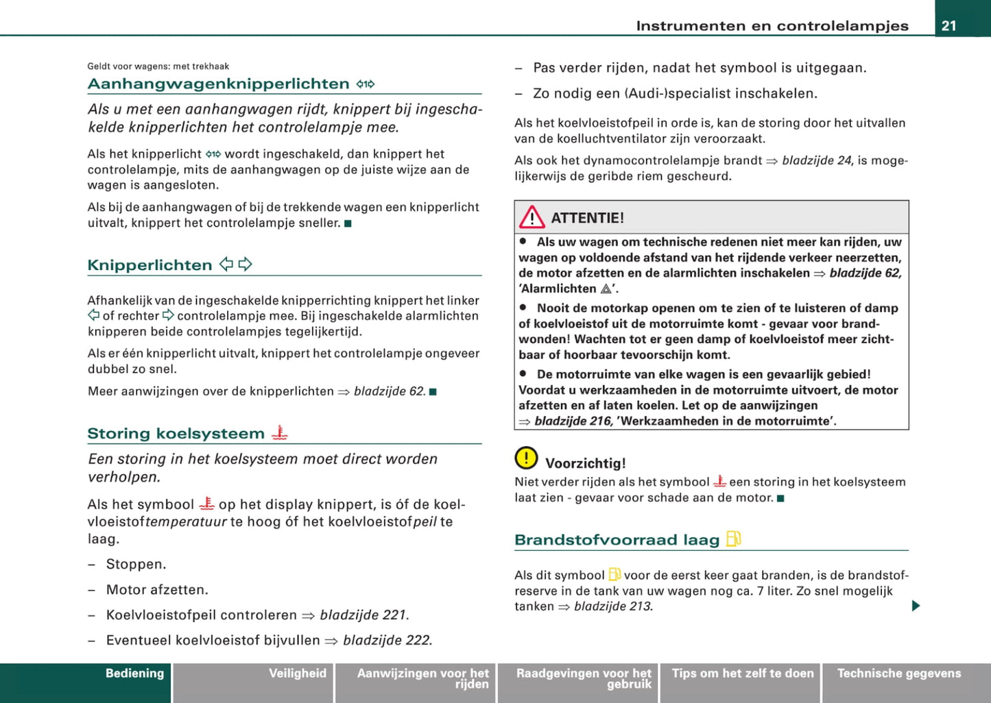 2004-2008 Audi A3 Gebruikershandleiding | Nederlands