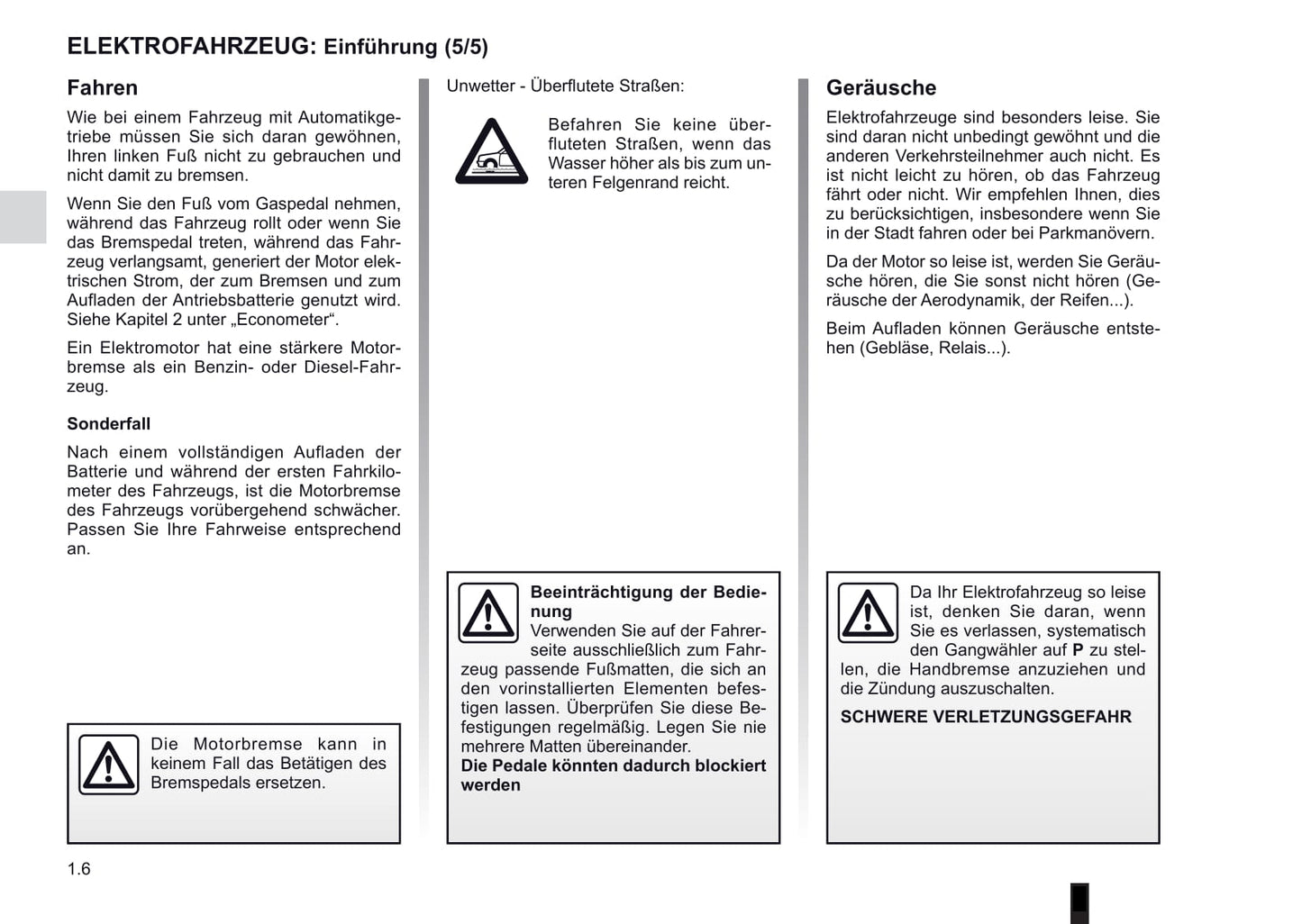 2009-2014 Renault Fluence Z.E. Manuel du propriétaire | Allemand