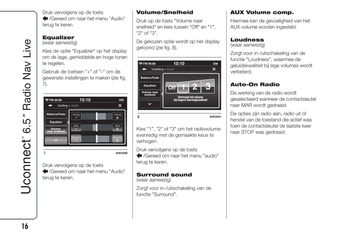 Jeep Renegade Uconnect Radio Nav 6.5 Handleiding 2015