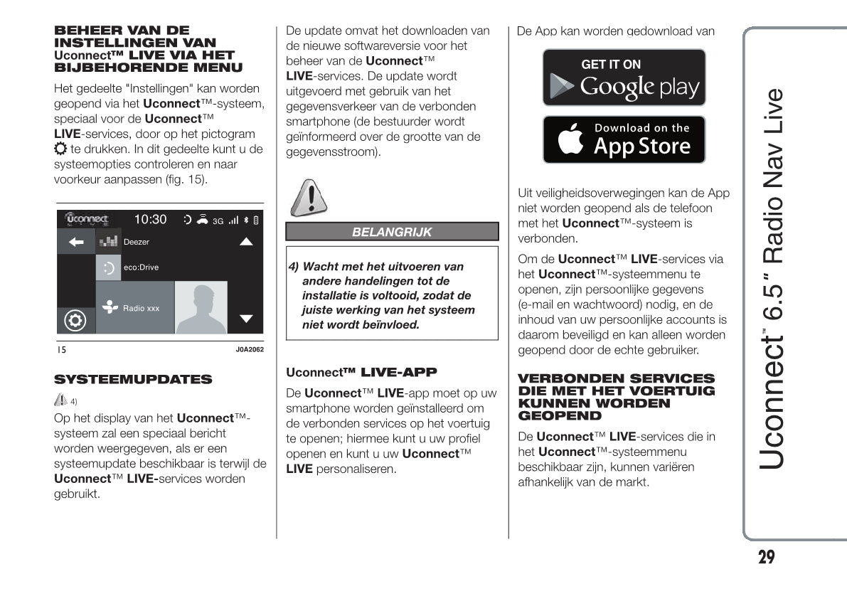 Jeep Renegade Uconnect Radio Nav 6.5 Handleiding 2015