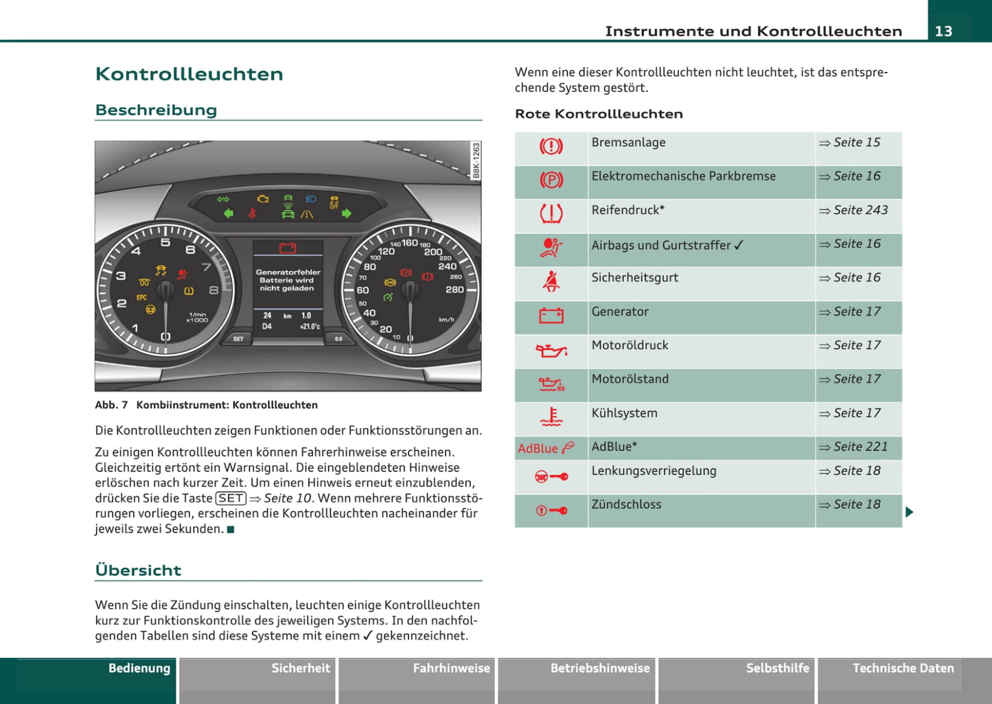 2007-2011 Audi A4 Gebruikershandleiding | Duits