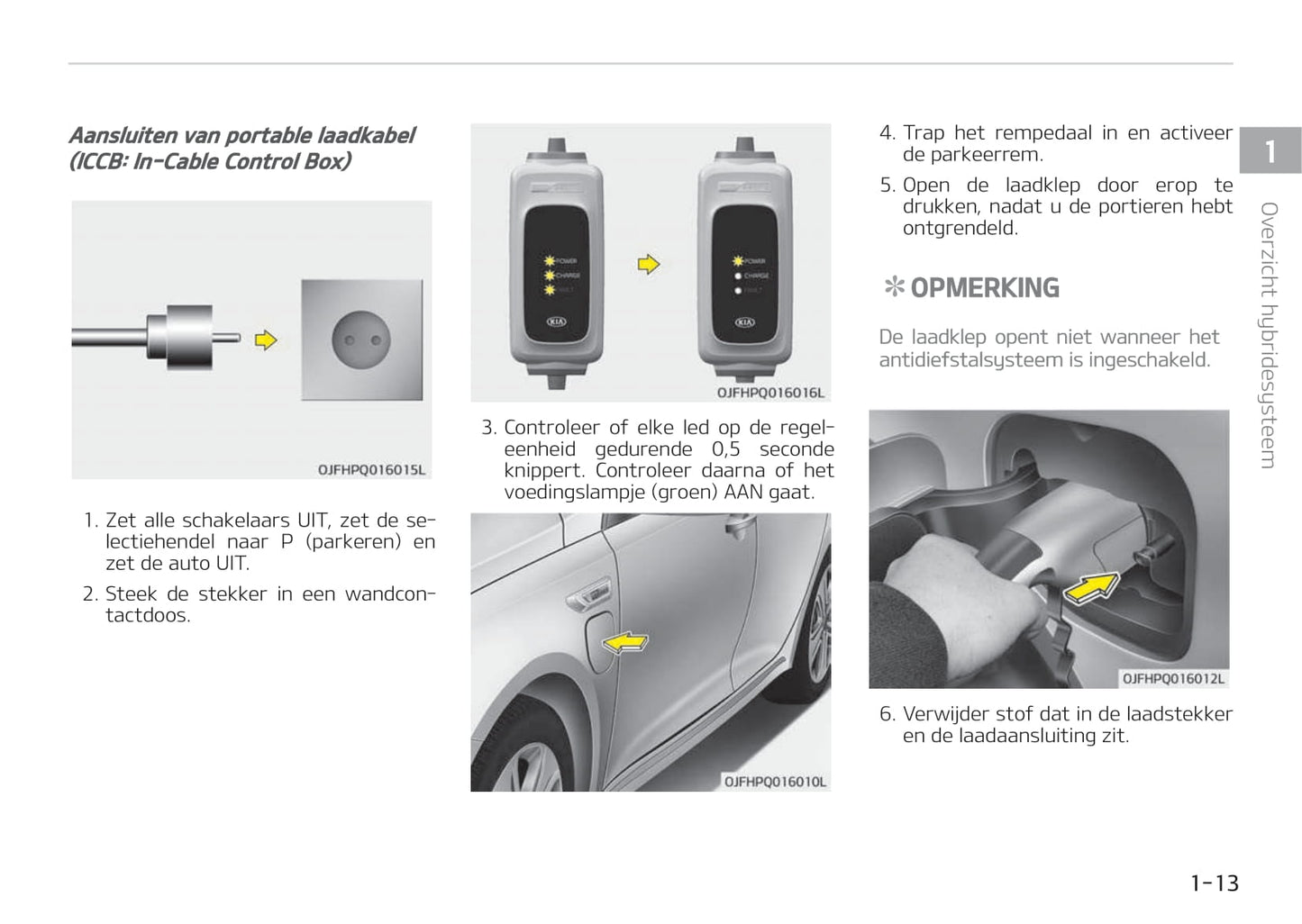 2017-2018 Kia Optima Hybrid/Optima Plug-in Hybrid Owner's Manual | Dutch