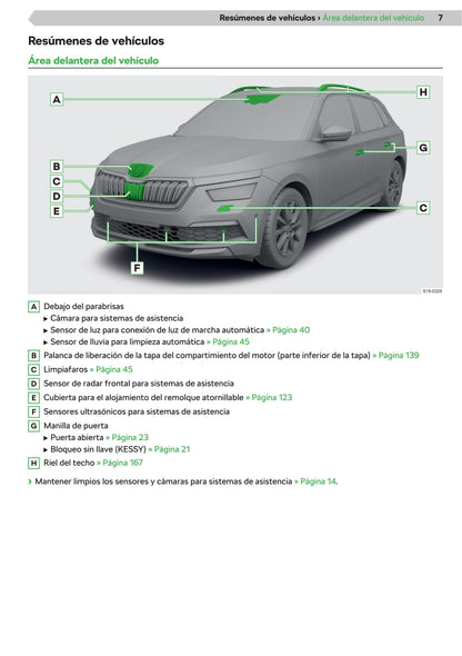 2019-2020 Skoda Kamiq Owner's Manual | Spanish