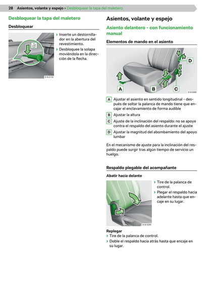 2019-2020 Skoda Kamiq Owner's Manual | Spanish