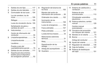 2017 Opel Combo Owner's Manual | Spanish