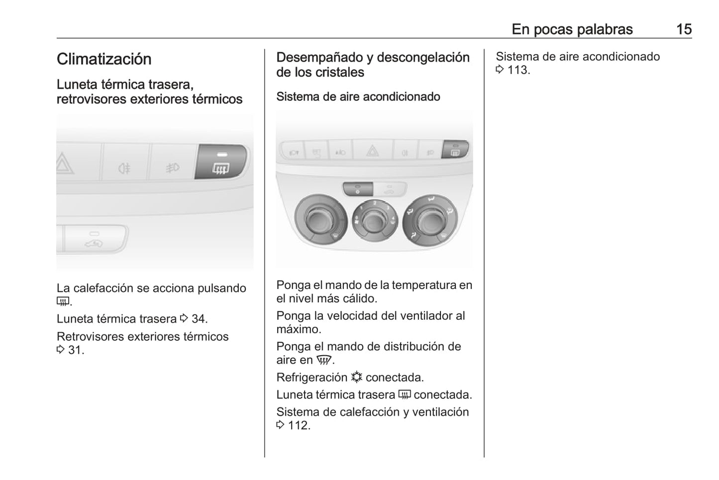 2017 Opel Combo Owner's Manual | Spanish