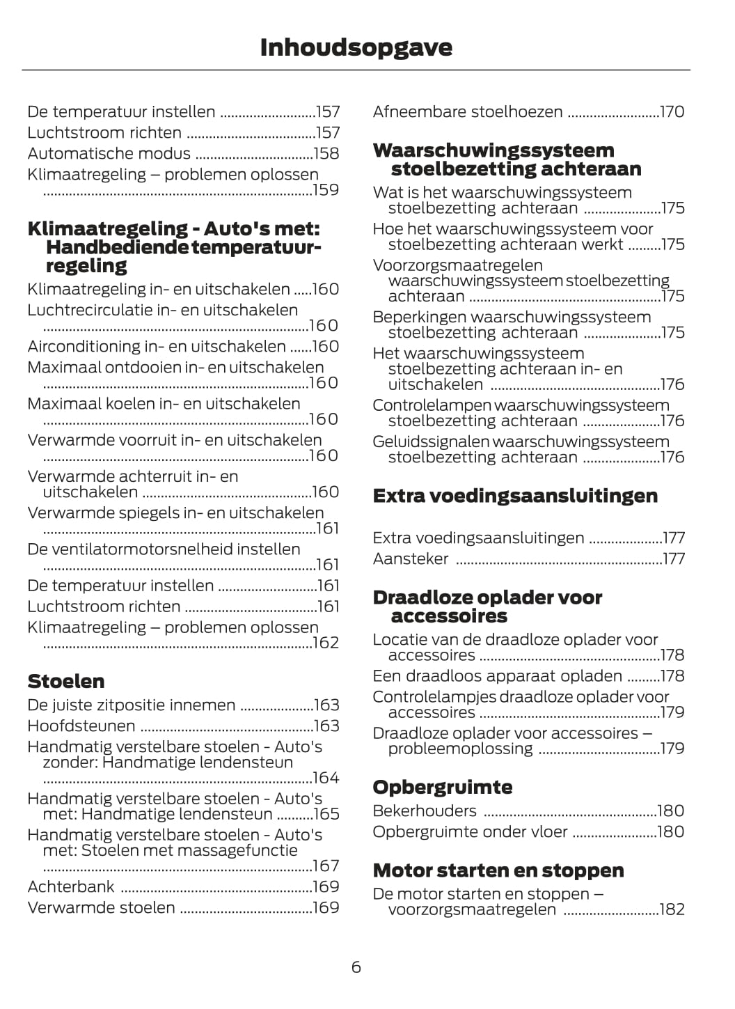 2020-2021 Ford Puma Owner's Manual | Dutch