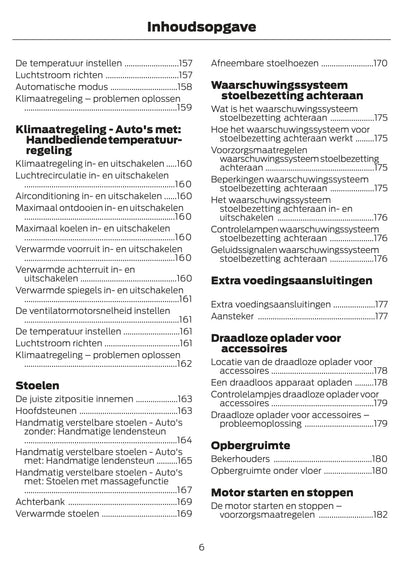 2020-2021 Ford Puma Owner's Manual | Dutch