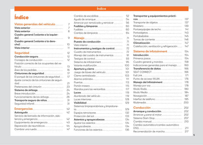 2021-2022 Seat Arona Manuel du propriétaire | Espagnol