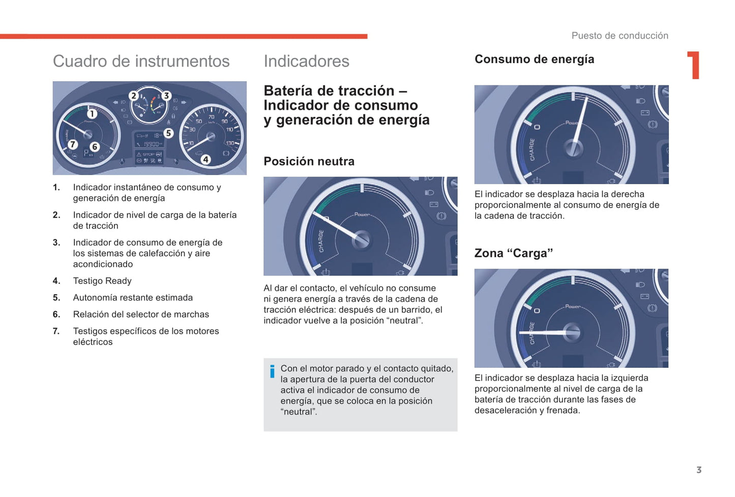 2017-2018 Citroën e-Berlingo Multispace/Berlingo Electric Owner's Manual | Spanish