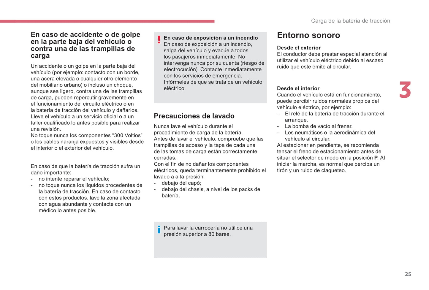 2017-2018 Citroën e-Berlingo Multispace/Berlingo Electric Owner's Manual | Spanish