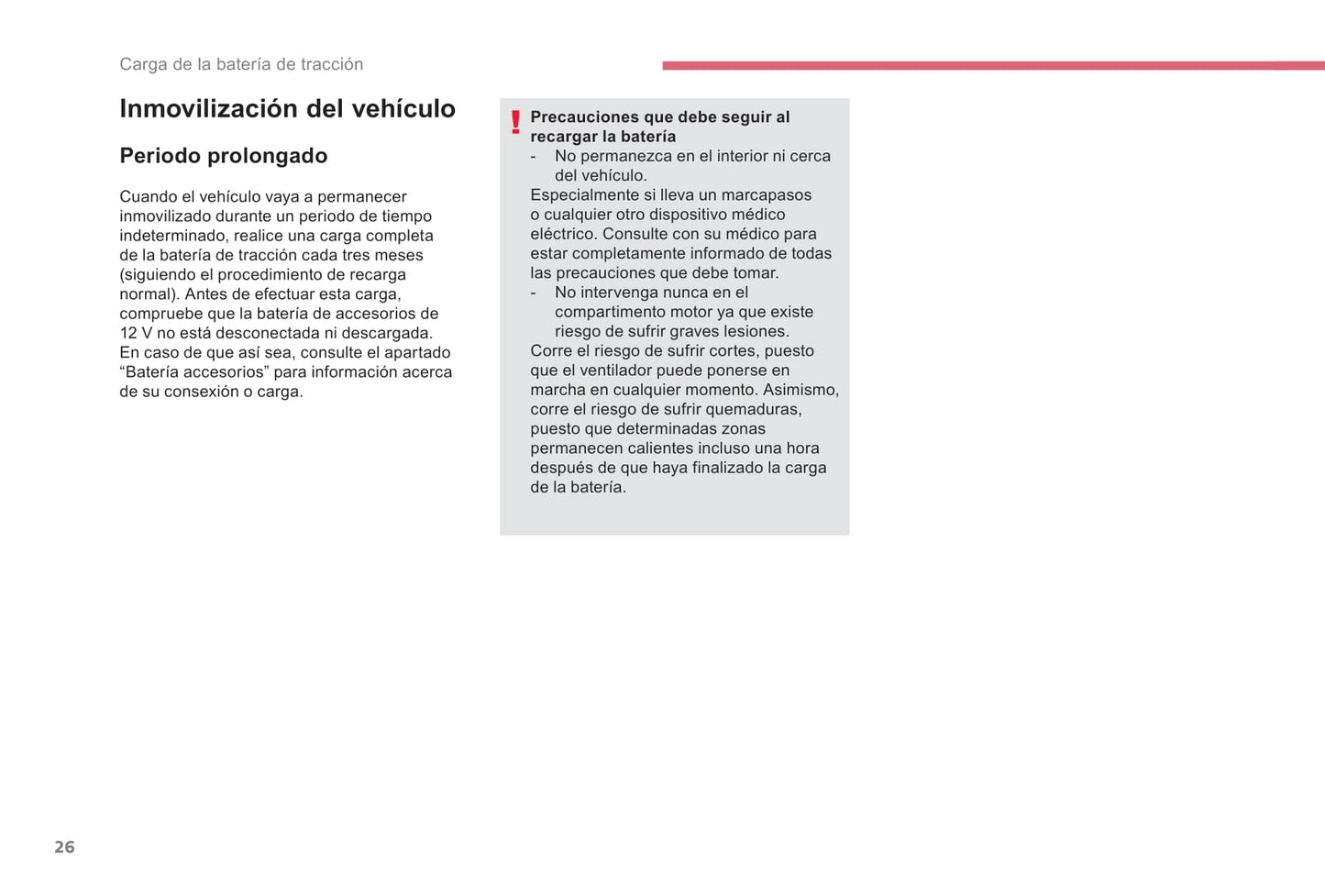 2017-2018 Citroën e-Berlingo Multispace/Berlingo Electric Owner's Manual | Spanish