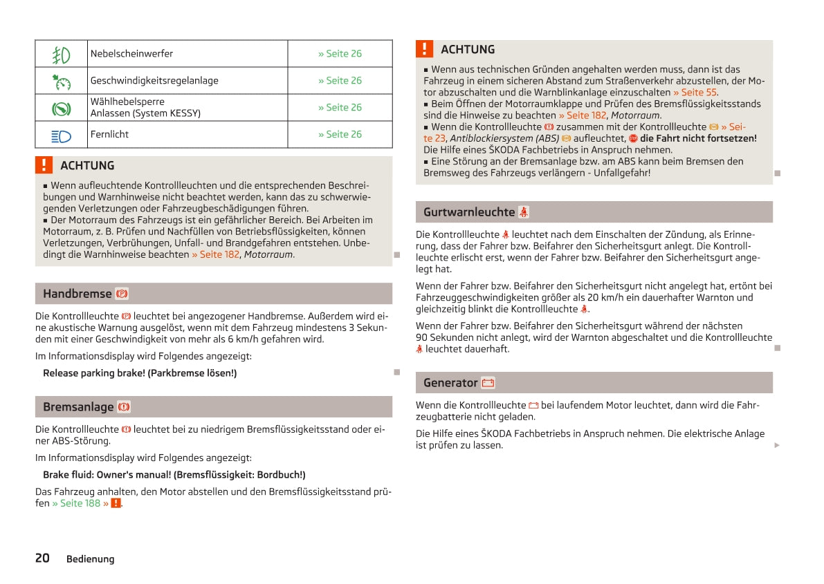 2008-2013 Skoda Superb Bedienungsanleitung | Deutsch