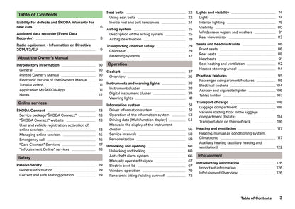 2018-2019 Skoda Kodiaq Owner's Manual | English