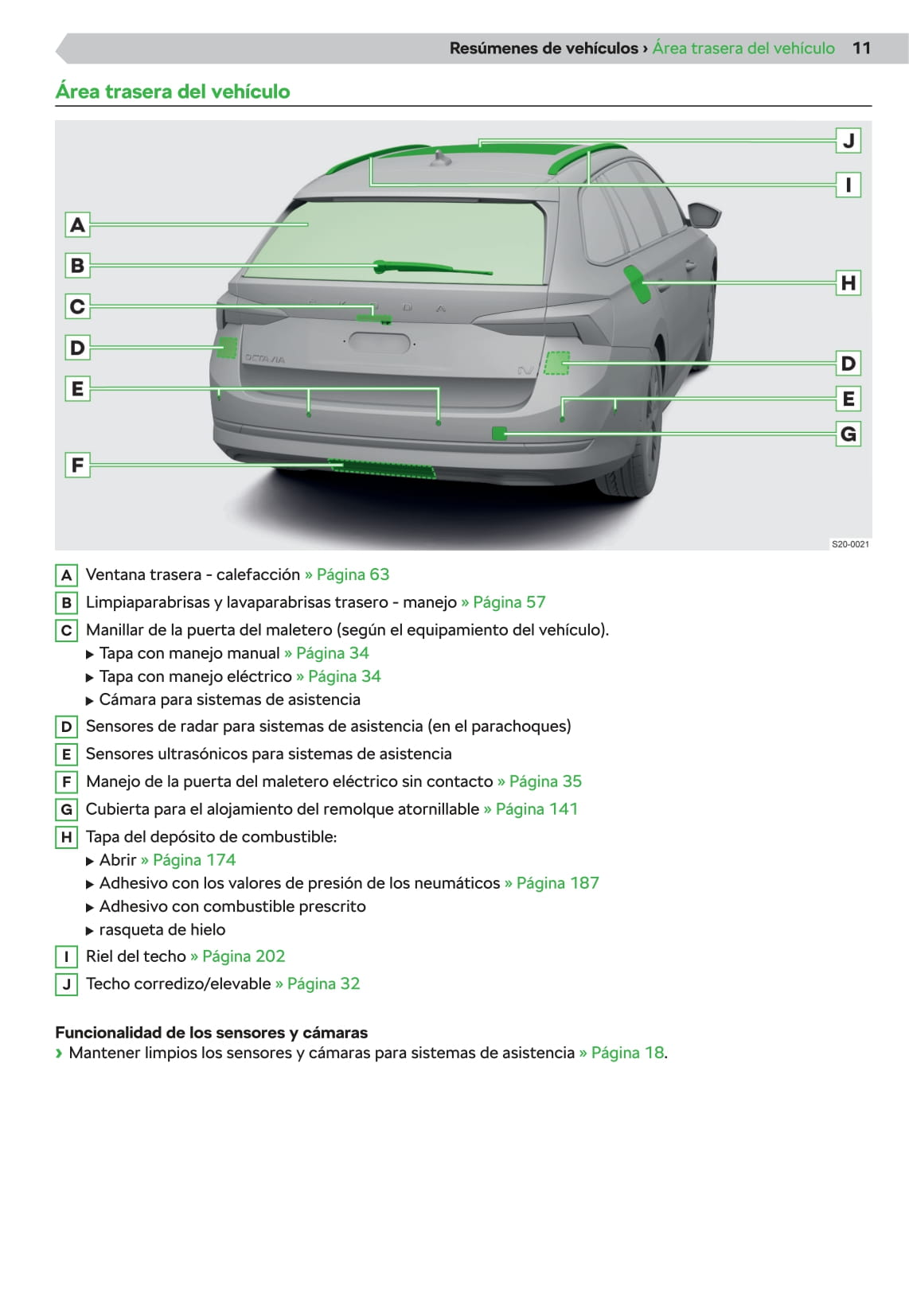 2020-2021 Skoda Octavia Owner's Manual | Spanish