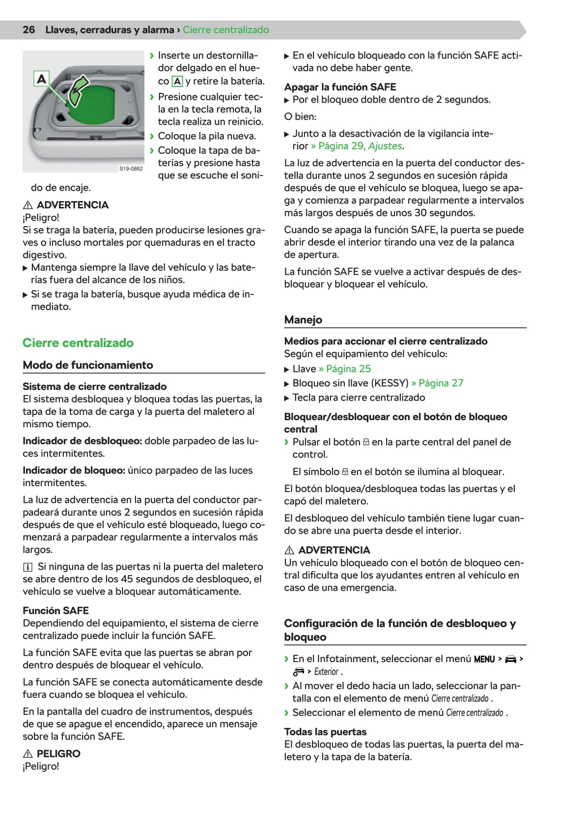 2020-2021 Skoda Octavia Owner's Manual | Spanish