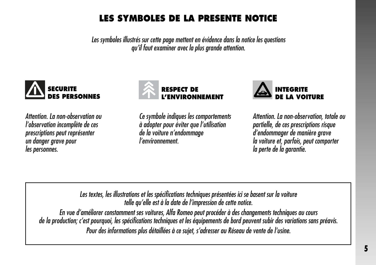 2004-2007 Alfa Romeo 156 GTA Owner's Manual | French