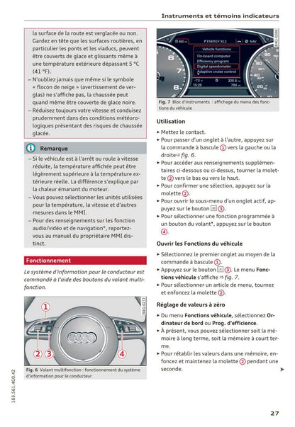 2014-2016 Audi A6/S6 Gebruikershandleiding | Frans