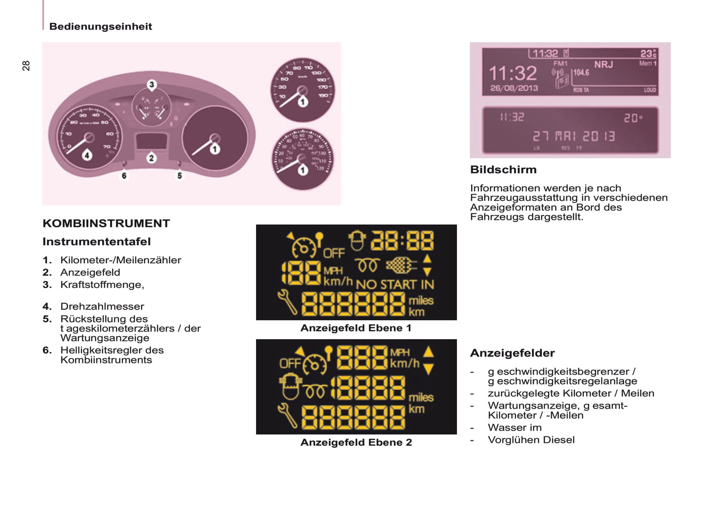 2014-2015 Peugeot Partner Tepee Gebruikershandleiding | Duits