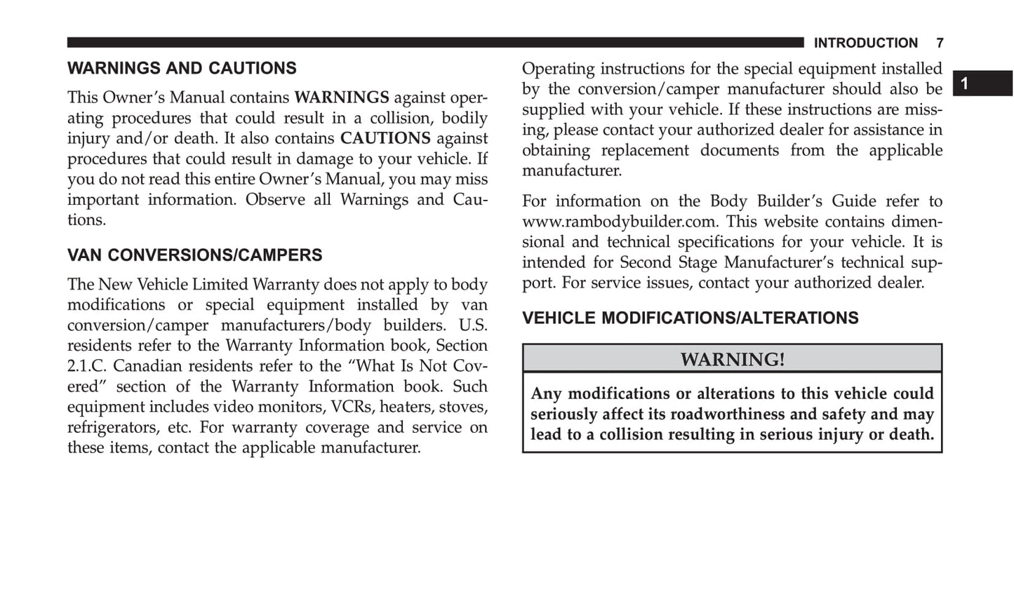 2018 Ram 1500/2500/3500 Owner's Manual | English