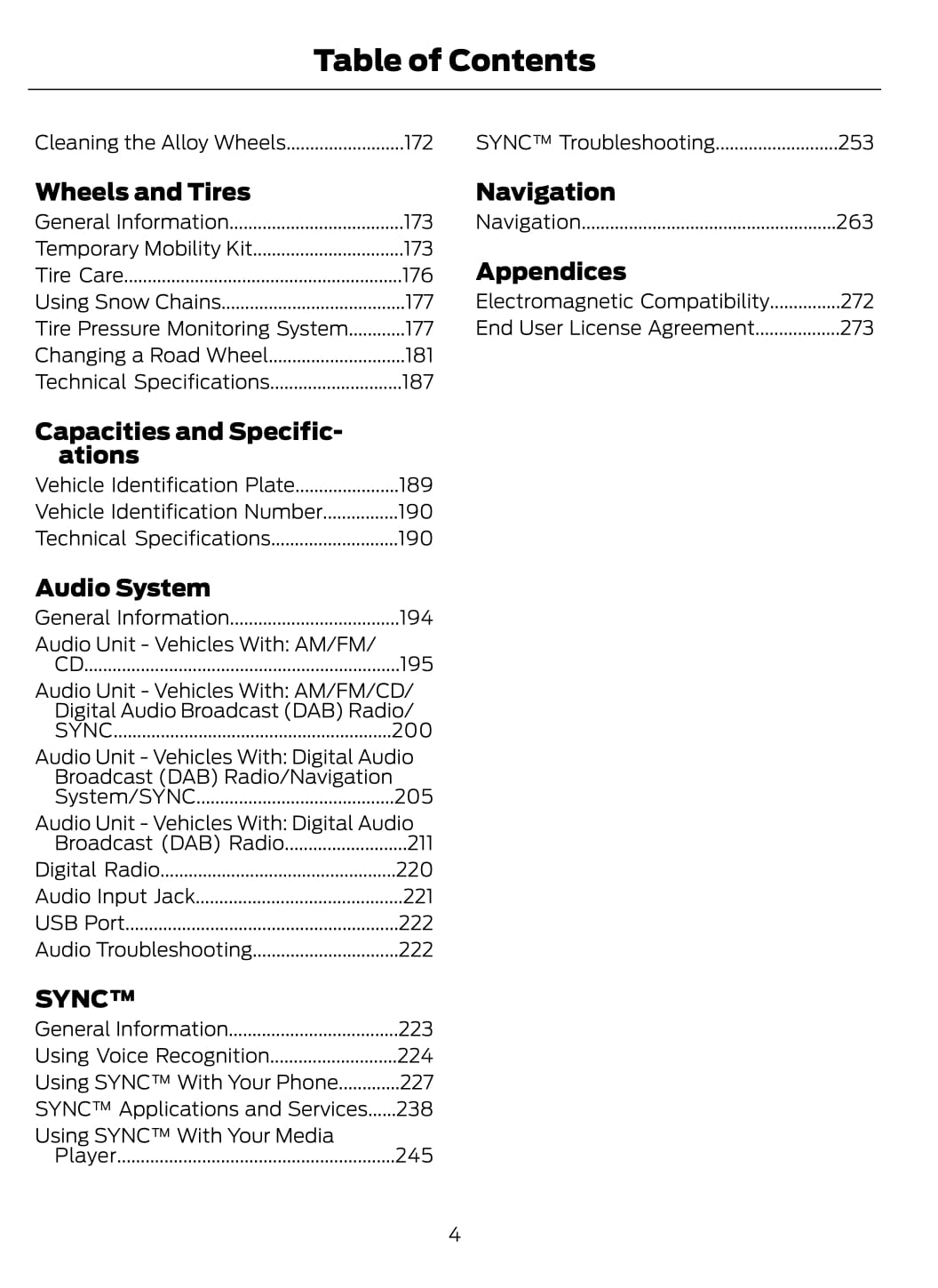 2015-2016 Ford Tourneo Custom/Transit Custom Owner's Manual | English