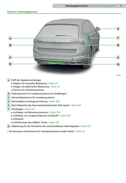 2019-2023 Skoda Scala Bedienungsanleitung | Deutsch