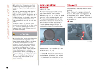 2016-2022 Abarth 595 Gebruikershandleiding | Frans