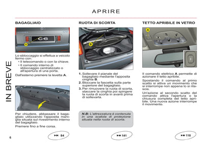 2011-2012 Citroën C6 Gebruikershandleiding | Italiaans