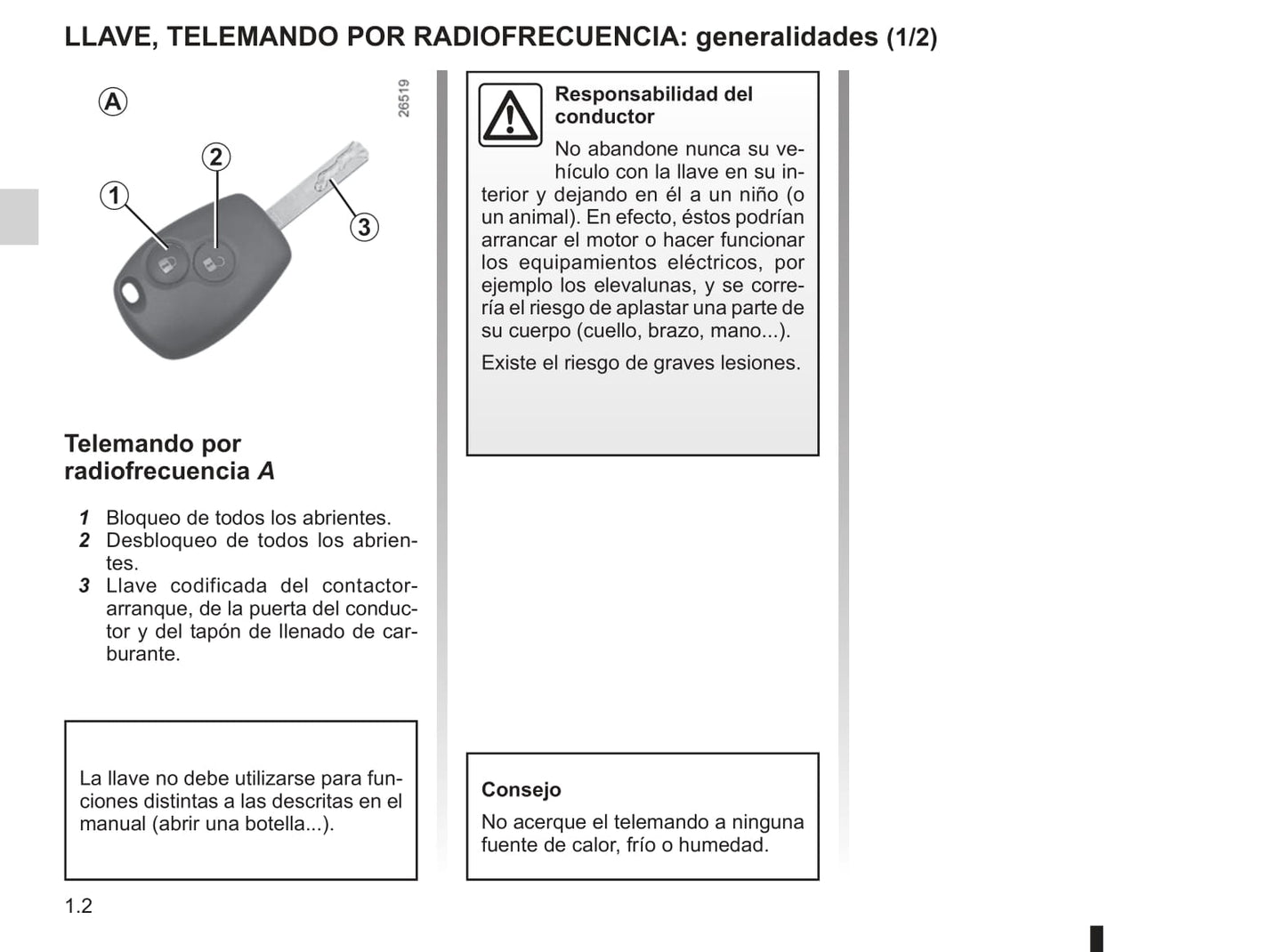 2012-2014 Renault Twingo Manuel du propriétaire | Espagnol