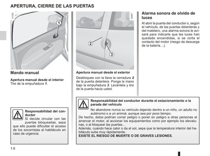 2012-2014 Renault Twingo Manuel du propriétaire | Espagnol