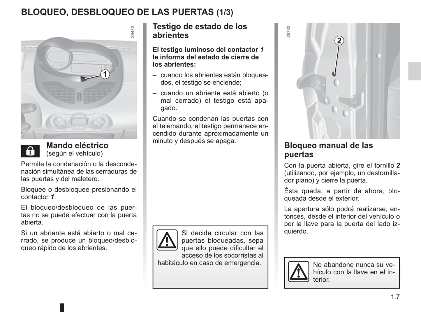 2012-2014 Renault Twingo Manuel du propriétaire | Espagnol