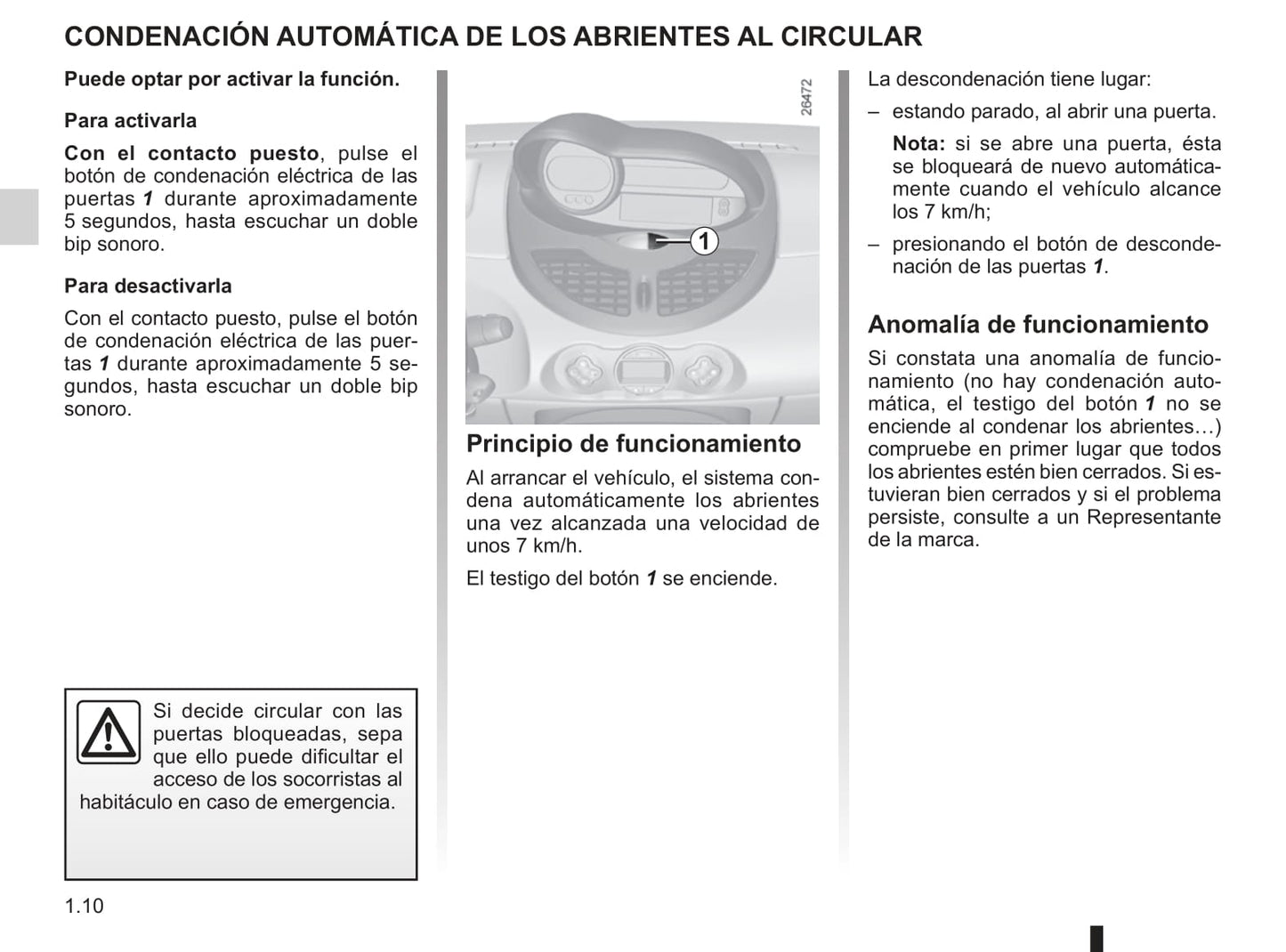 2012-2014 Renault Twingo Manuel du propriétaire | Espagnol