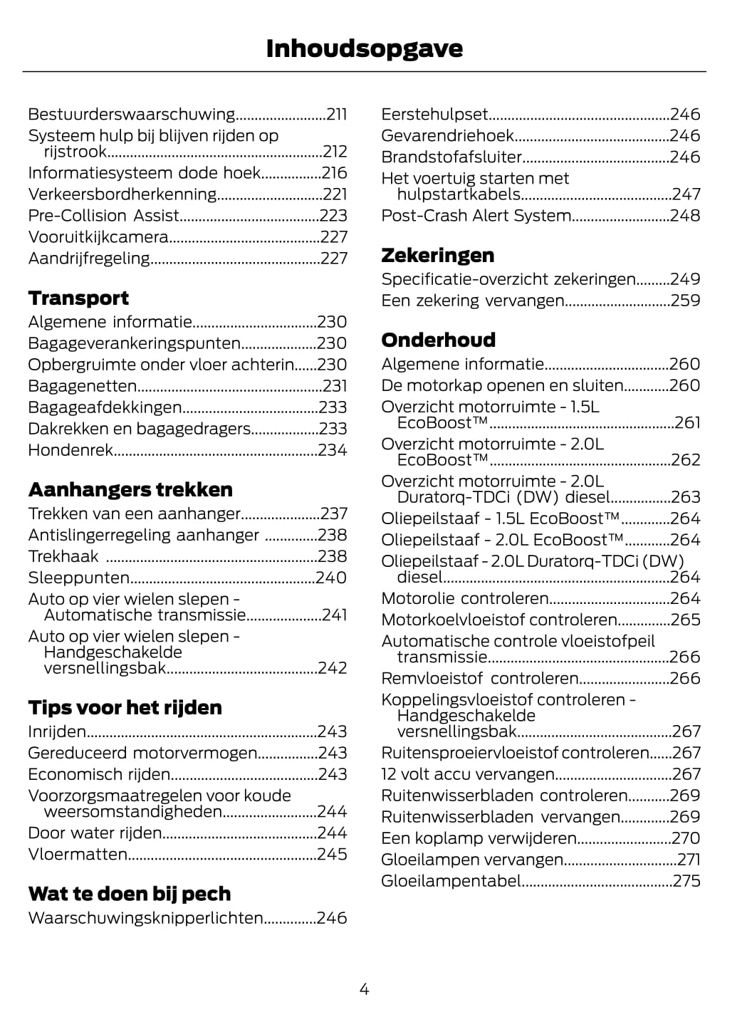 2015-2016 Ford Galaxy / S-Max Gebruikershandleiding | Nederlands