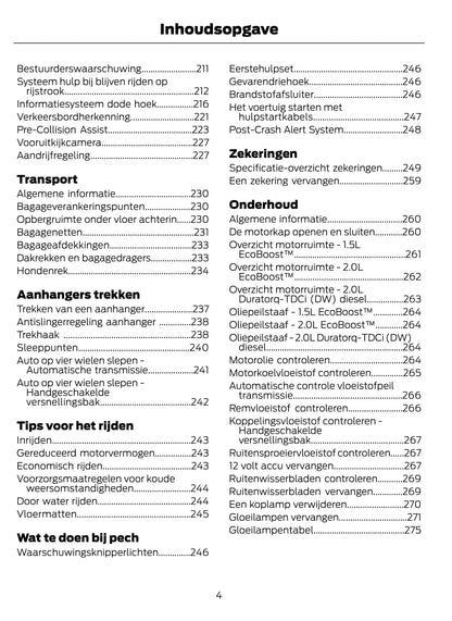 2015-2016 Ford Galaxy / S-Max Gebruikershandleiding | Nederlands