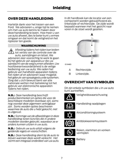 2015-2016 Ford Galaxy / S-Max Gebruikershandleiding | Nederlands