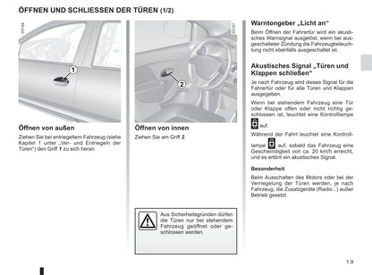 2016-2021 Dacia Sandero Bedienungsanleitung | Deutsch