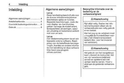 Opel Crossland Infotainment Handleiding 2020 - 2023