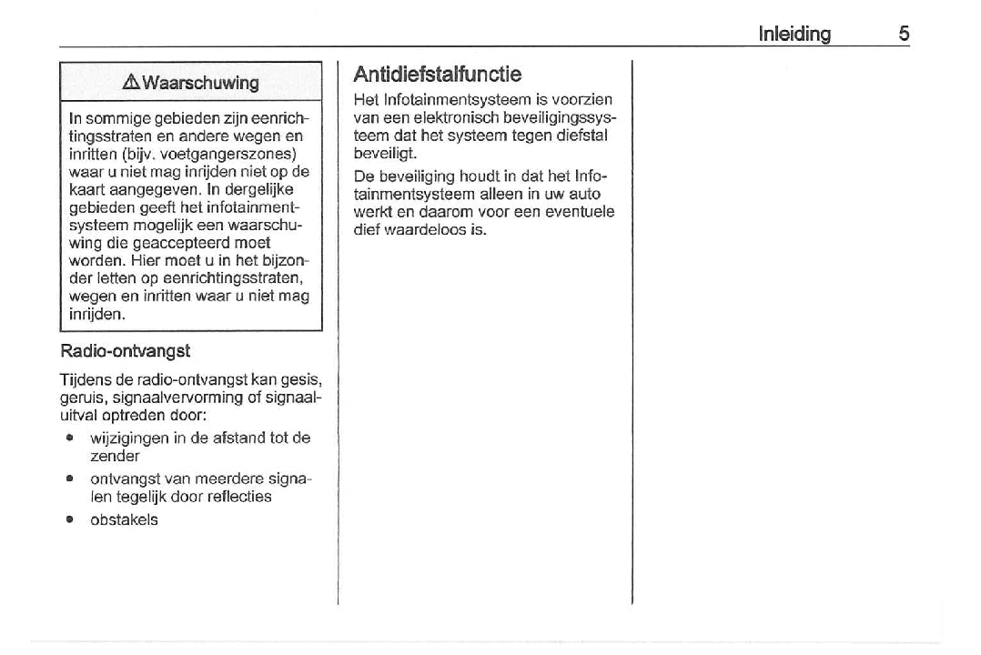 Opel Crossland Infotainment Handleiding 2020 - 2023