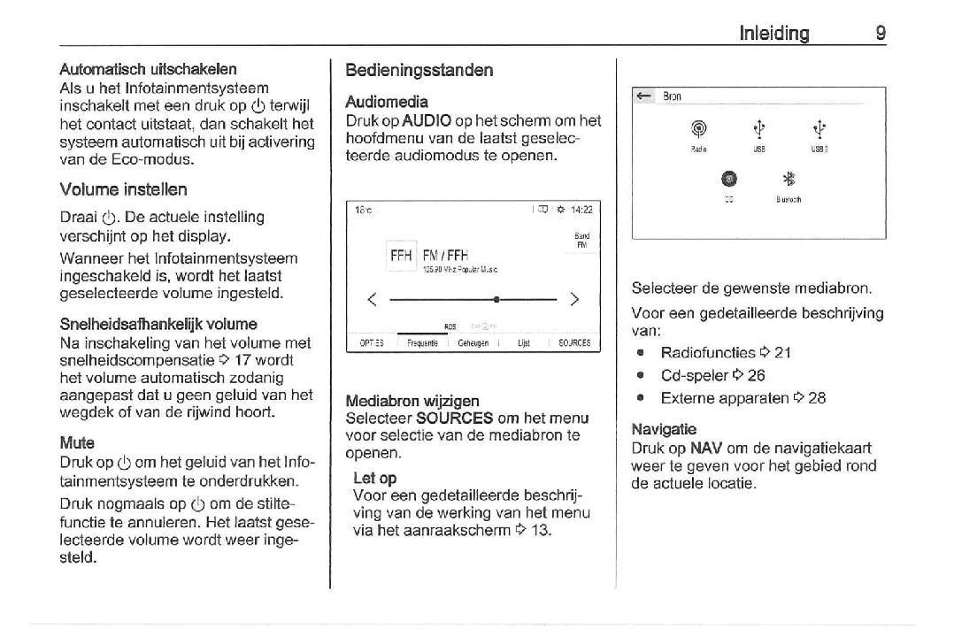 Opel Crossland Infotainment Handleiding 2020 - 2023