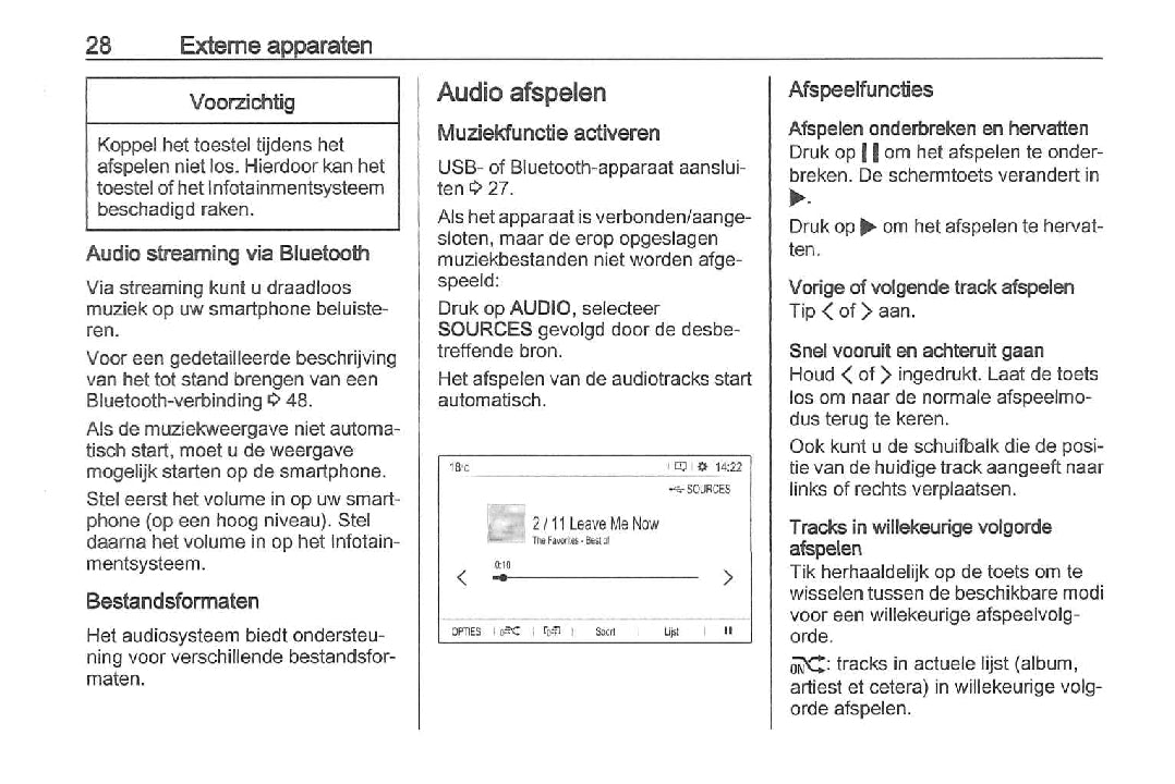 Opel Crossland Infotainment Handleiding 2020 - 2023